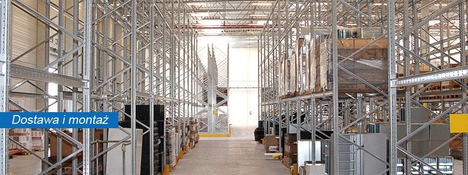 Dostawa i montaż regałów wysokiego składowania